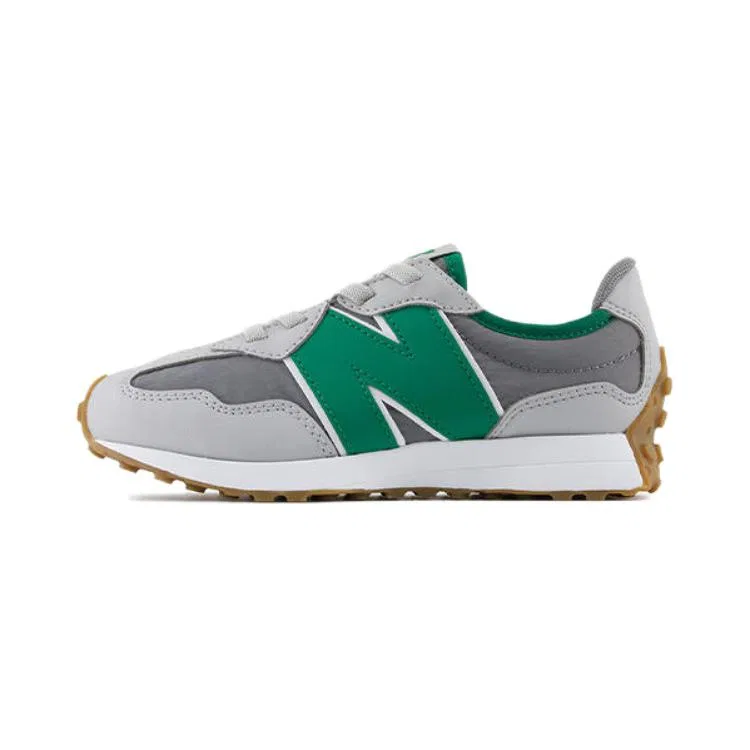 Кроссовки детские New Balance 327 серо-зеленые