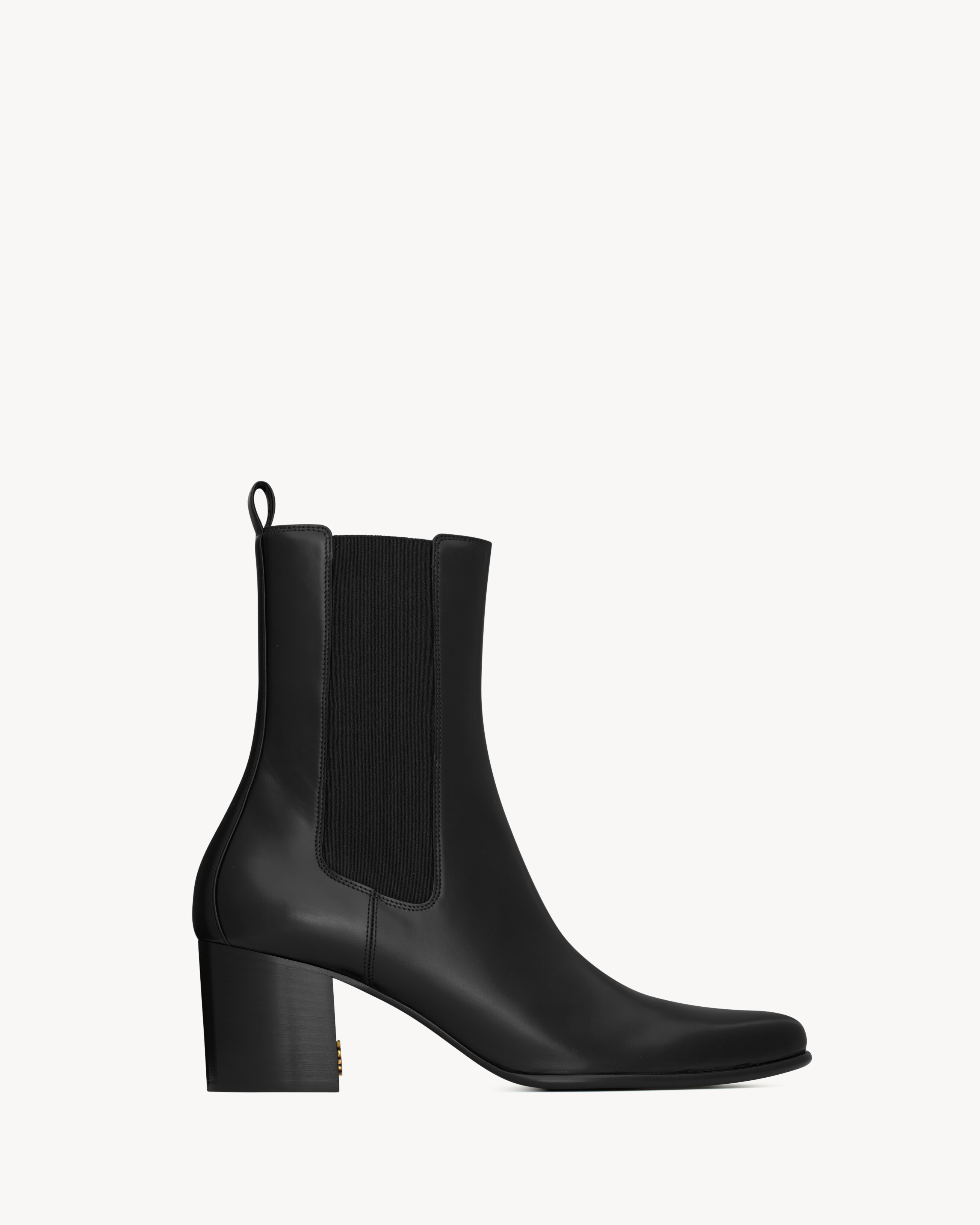 Челси JILL из гладкой кожи Saint Laurent, черный