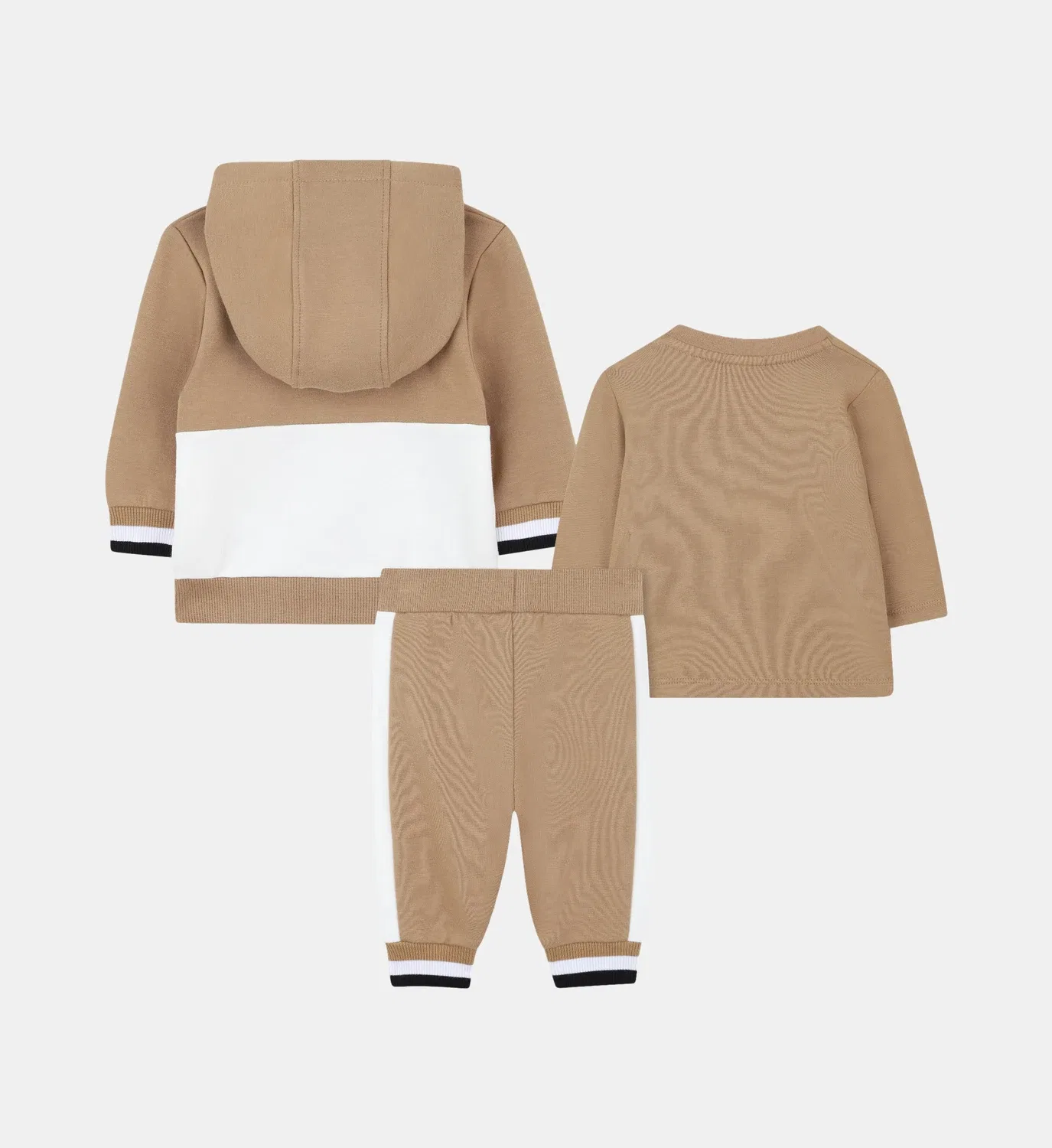 Комплект из 3 предметов Boss Kidswear, бежевый — фото 2