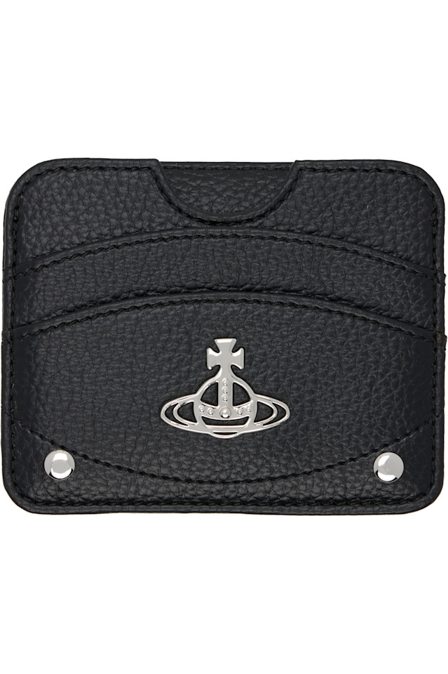 

Плоский держатель для карт в форме полумесяца Vivienne Westwood, черный