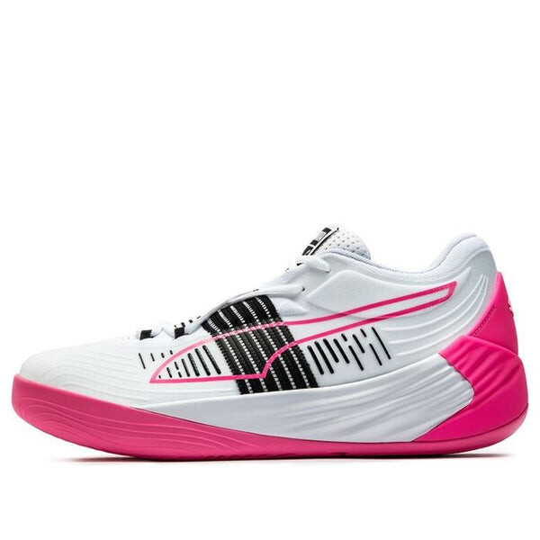 

Кроссовки fusion nitro 'white black pink' Puma, белый