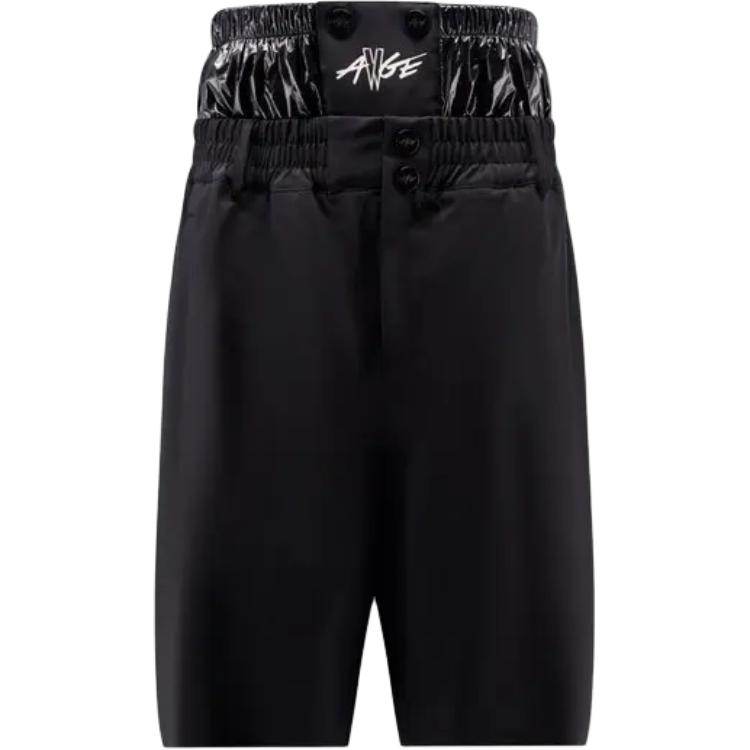

Моноклер X Asap Rocky шорты с логотипом многослойные MONCLER GENIUS, черный