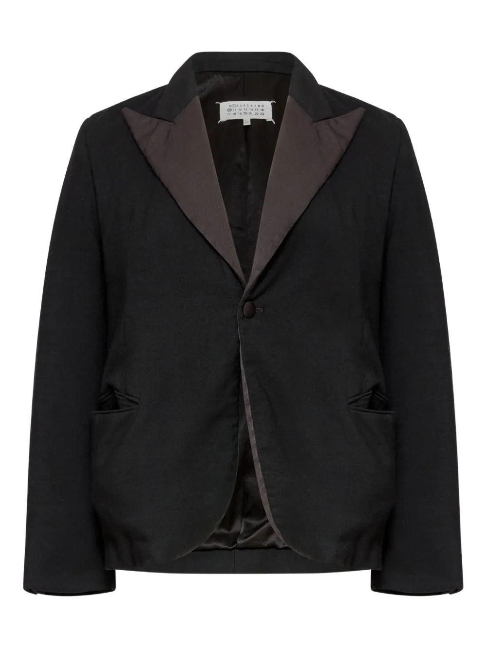 

Однобортный пиджак Maison Margiela, черный