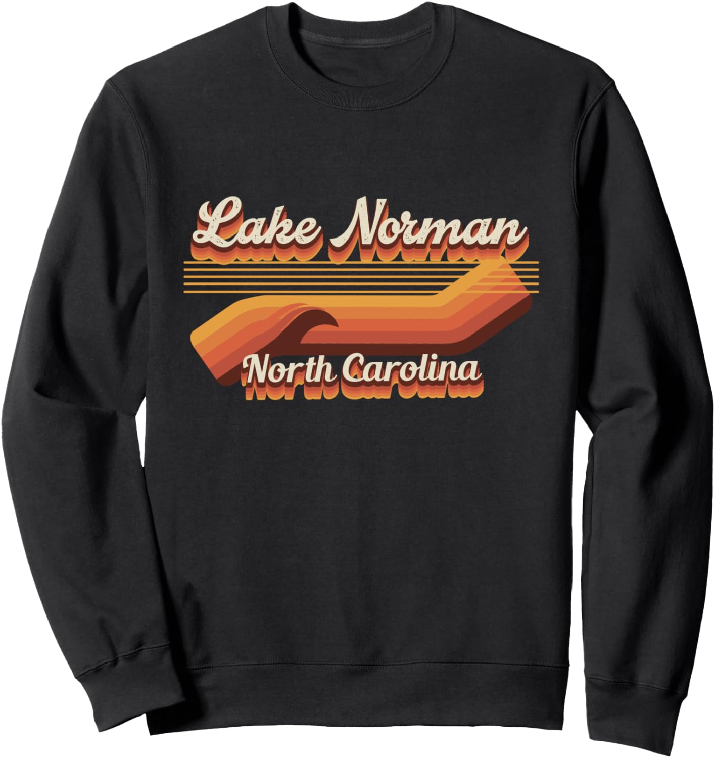

Ретро-костюм в стиле 80-х от Lake Norman - толстовка Lake Norman Lake Norman Retro Souvenir Apparel, черный