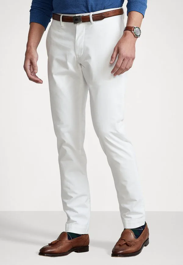 Брюки-Чиносы bedford из эластичной ткани зауженного кроя Polo Ralph Lauren, Pure White