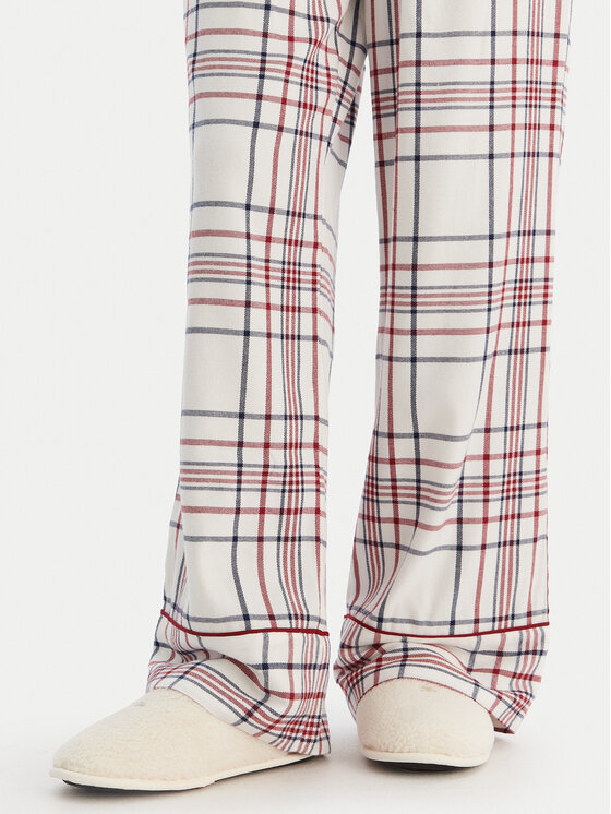 Пижама relaxed fit UW0UW06155 Tommy Hilfiger, экрю — фото 4