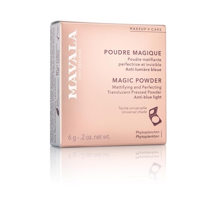 

Рассыпчатая матовая пудра Magic Powder Translucent Loose 6 г с защитой от синего света Mavala