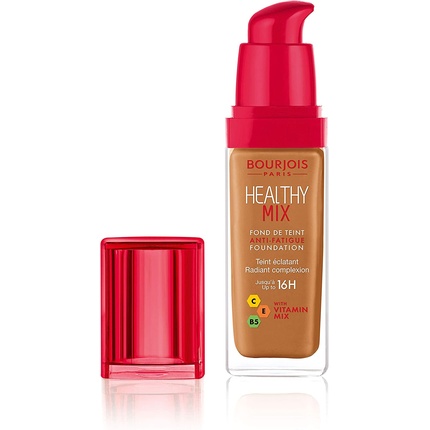 

Bourjois Healthy Mix Жидкая тональная основа против усталости со средним покрытием 59 Янтарь 30 мл