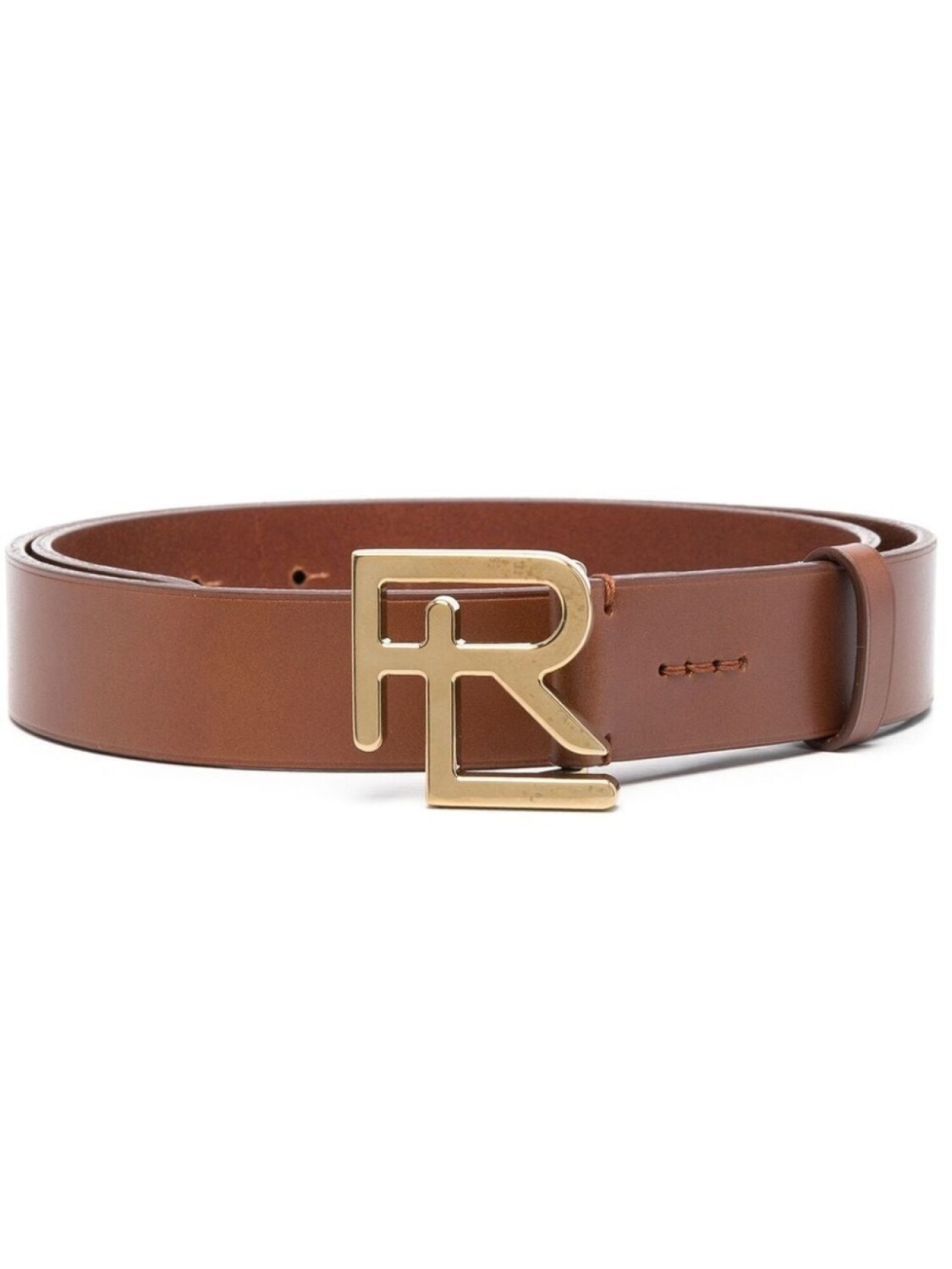 

Ralph Lauren Purple Label ремень с пряжкой-логотипом, коричневый