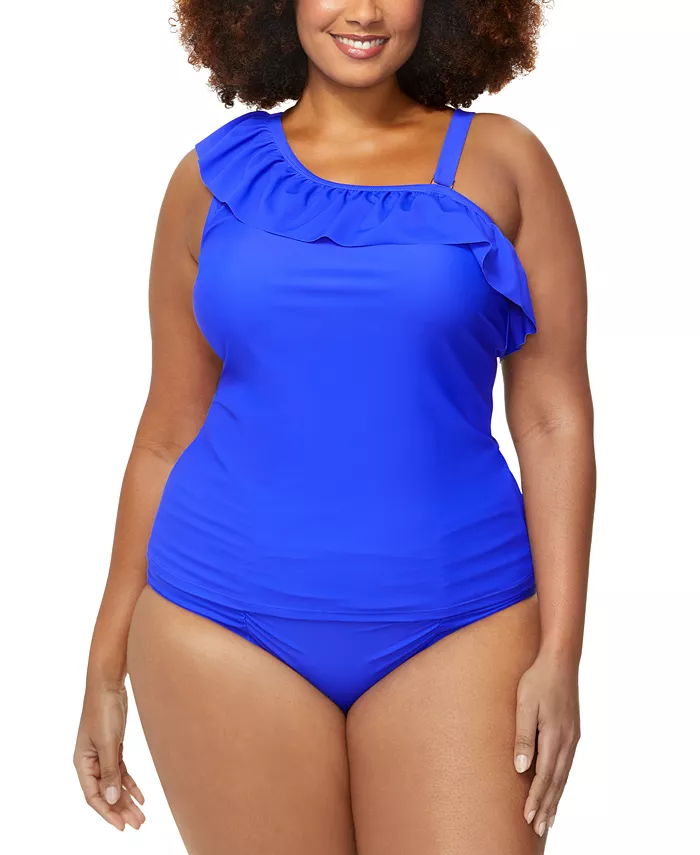 

Модные топы и плавки танкини больших размеров Ysabel Raisins Curve, красный