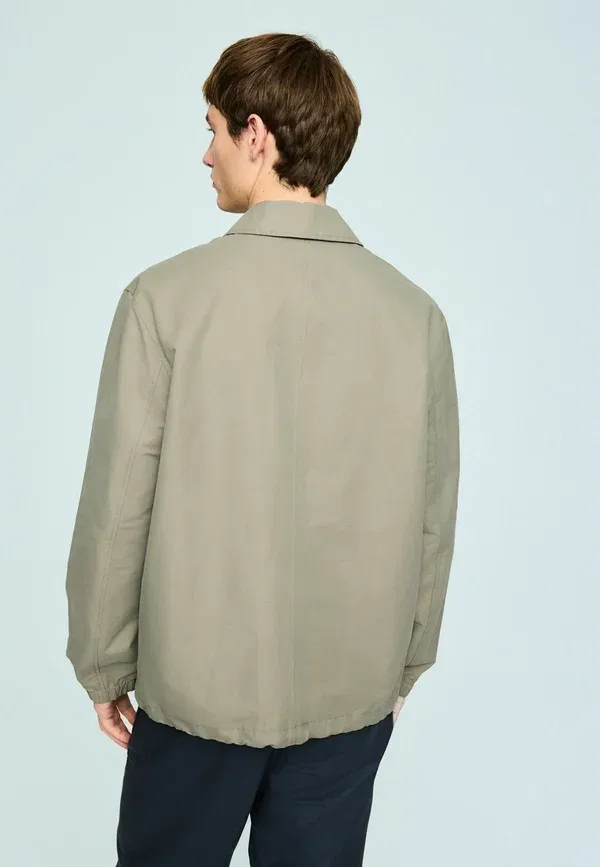Куртка Next Regular fit coach summer jacket, серая — фото 3
