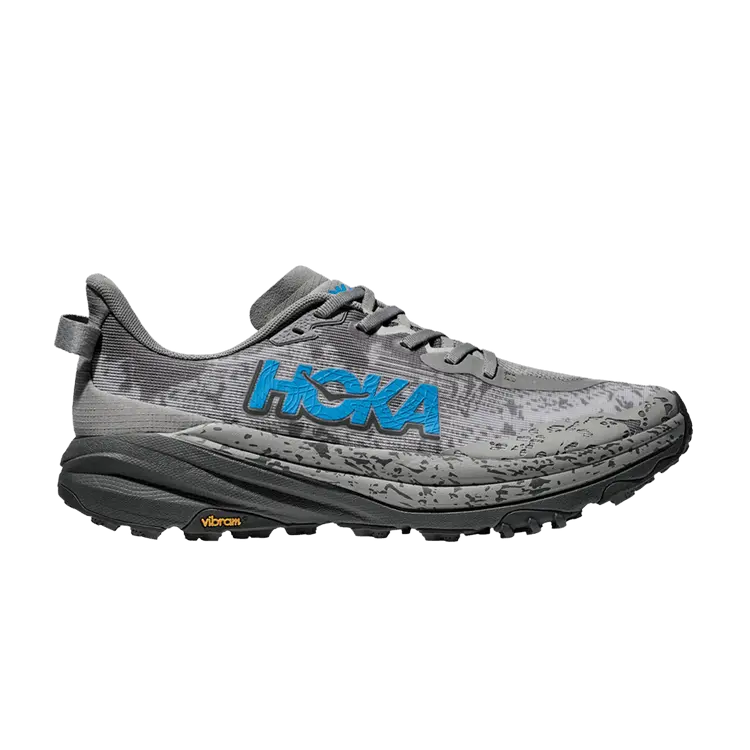 

Кроссовки HOKA Speedgoat 6 2E Wide Galactic Grey Blue, серый