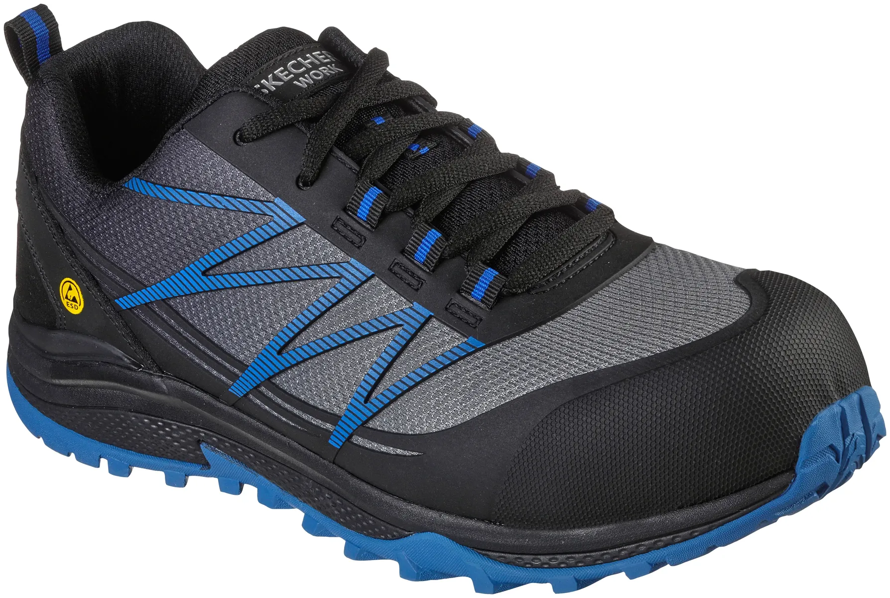 

Защитная обувь Skechers "PUXAL", S1 P ESD, особенно легкая, устойчивая к проколам, удобная и дышащая, синий