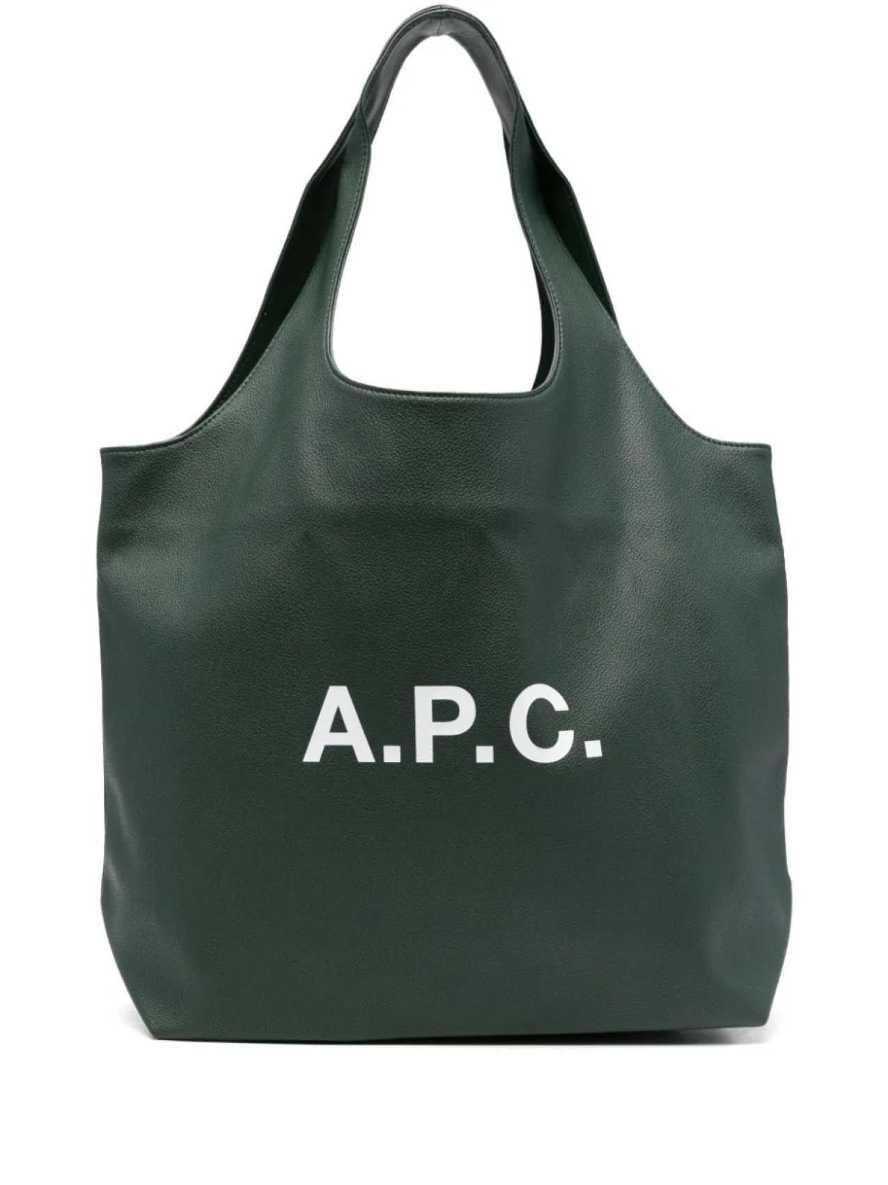 

Кожаная сумка-тоут A.P.C., зеленый