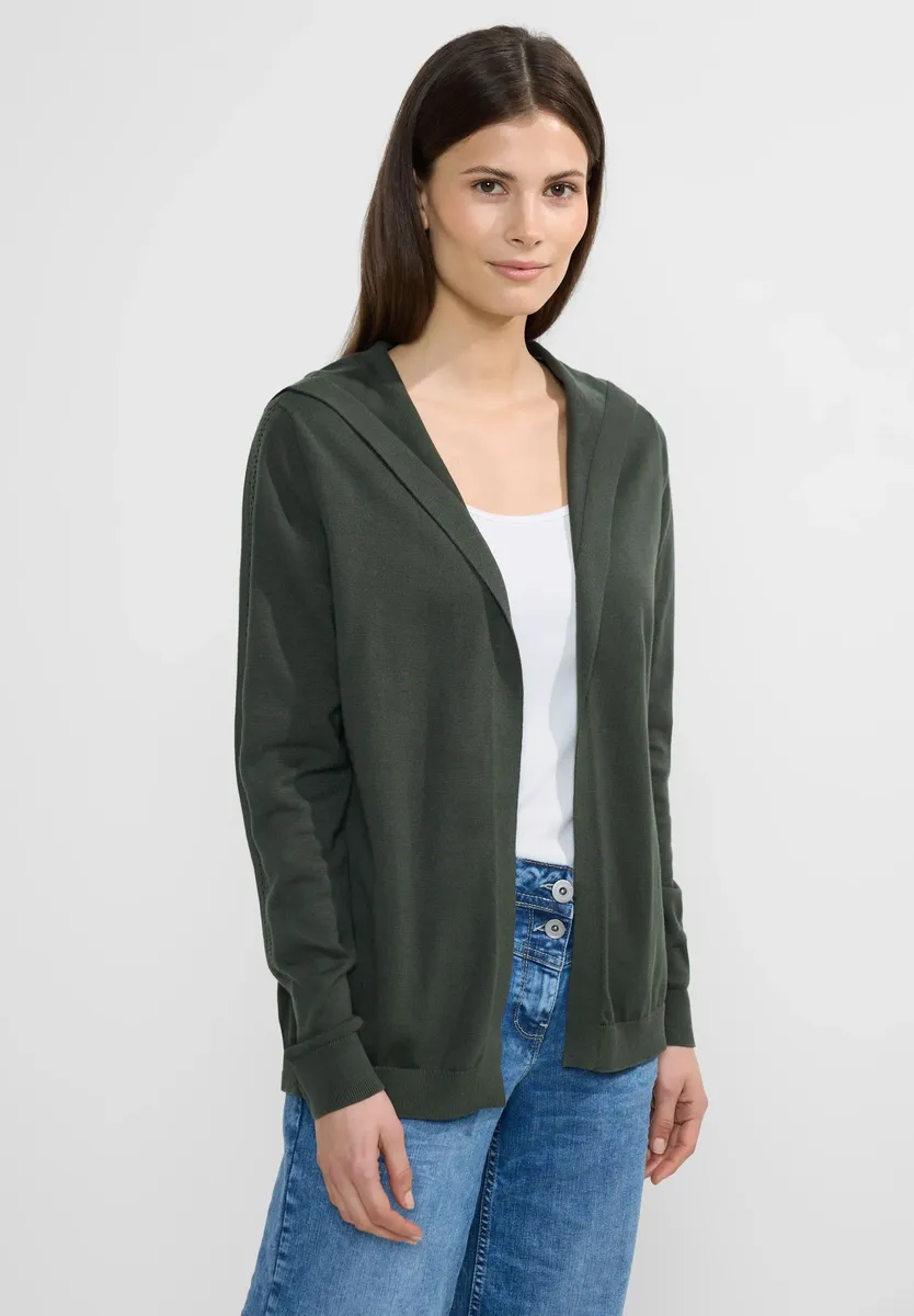 

Кардиган Cecil в стиле худи, хаки