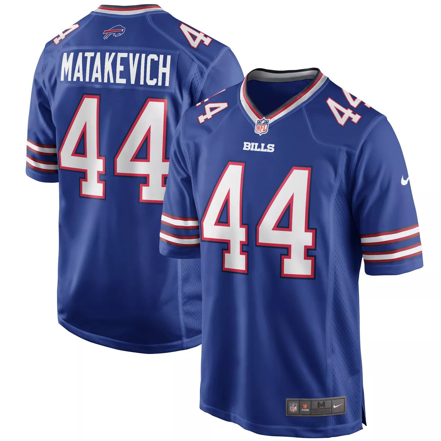 

Мужское джерси Тайлера Матакевича Royal Buffalo Bills Game Player Nike