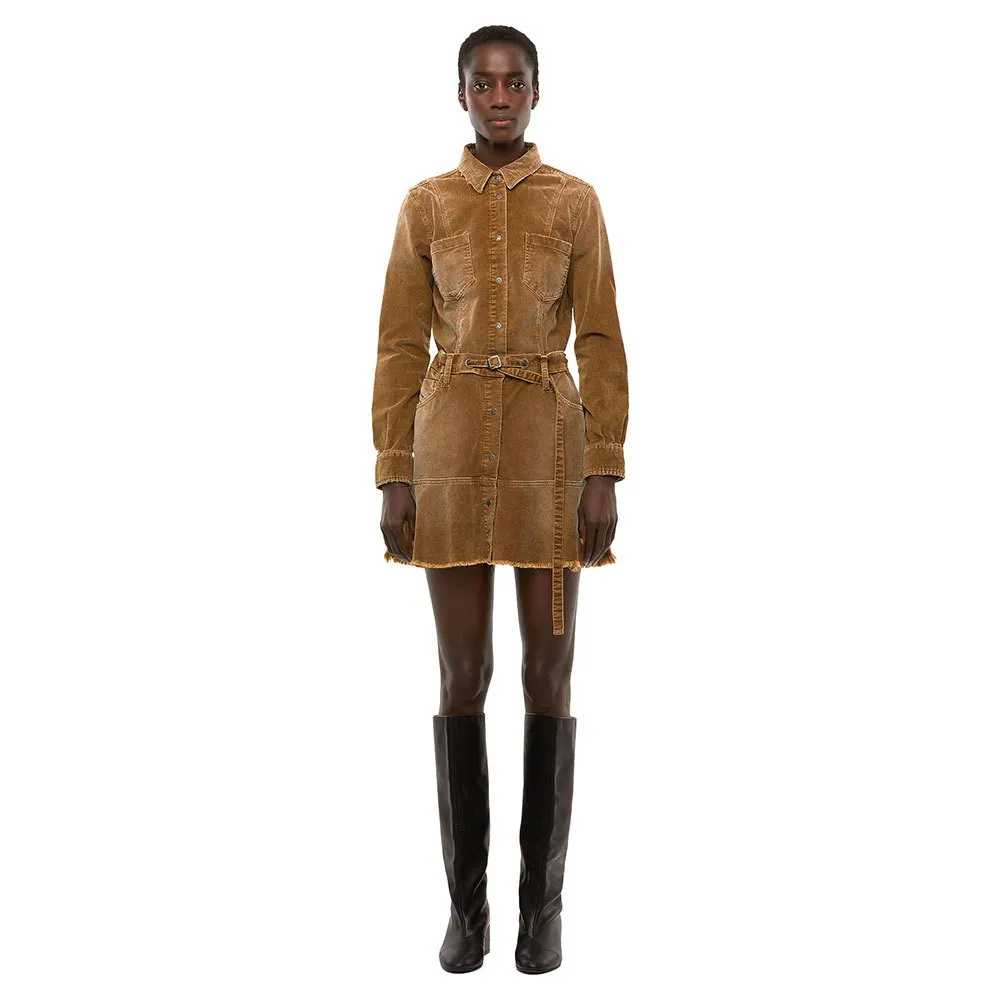 

Платье Diesel Shay A long sleeve short, коричневый