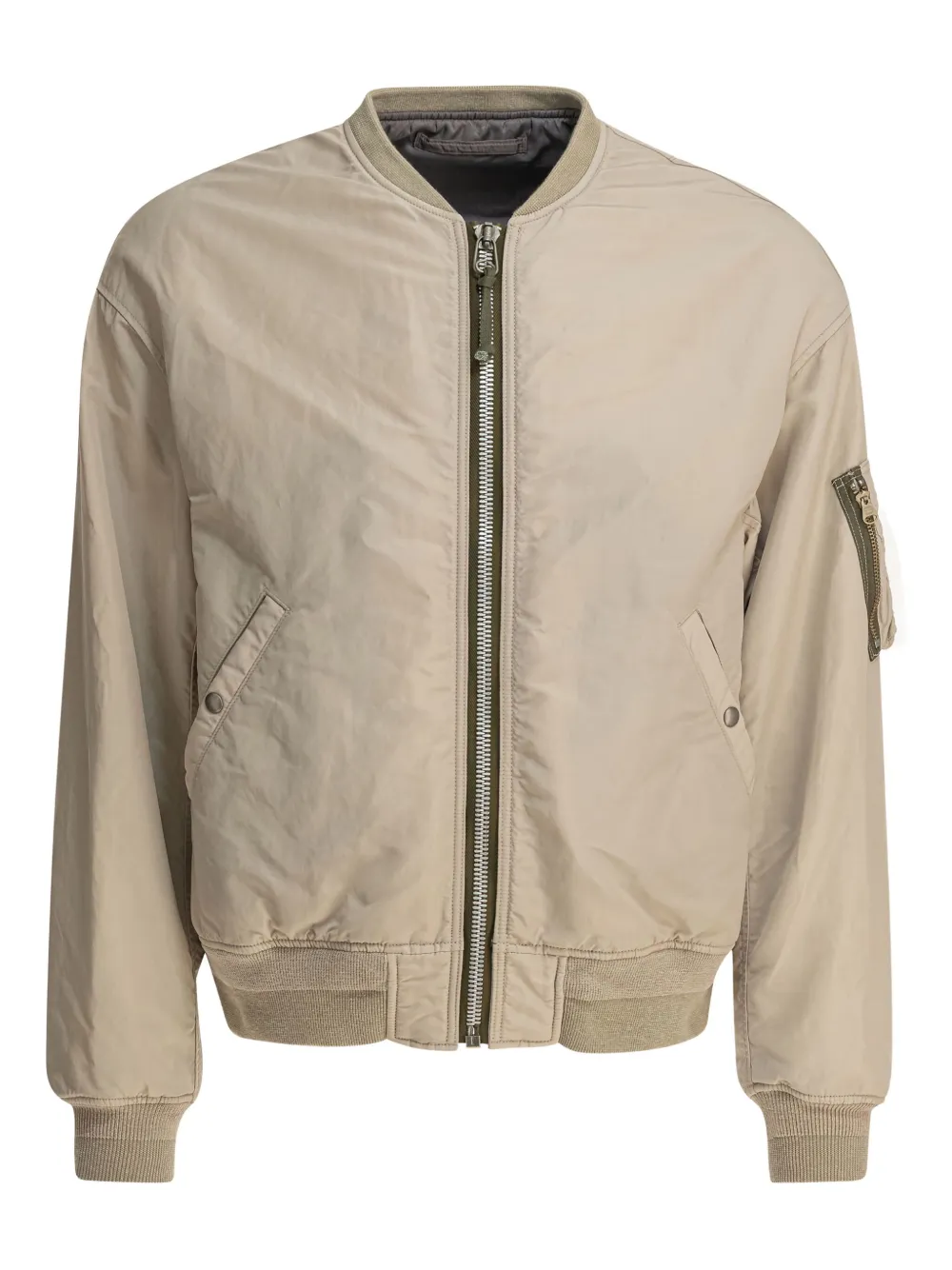 

Куртка с карманом на молнии Visvim, бежевый