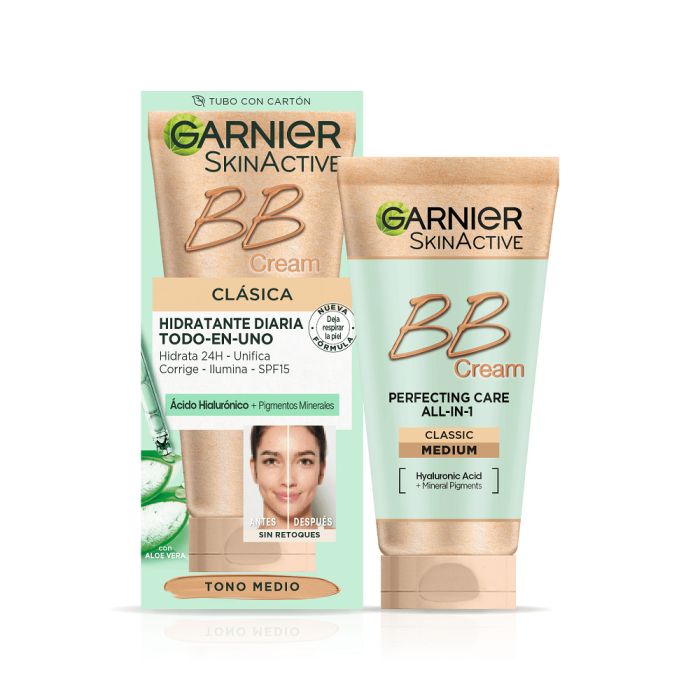 

BB-крем BB Cream Clásica con Vitamina C Hidratante con Color y SPF 15 Garnier, 1 unidad