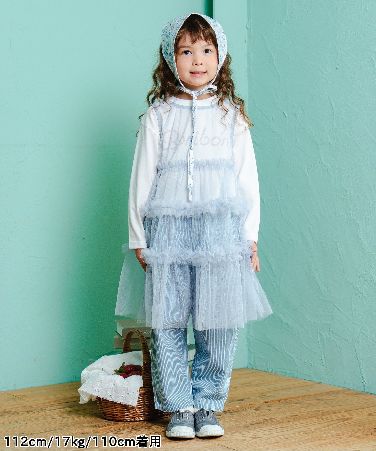 Джинсовые брюки Coco с ленточным узором, длина 10 дюймов Boribon, Striped pattern — фото 2