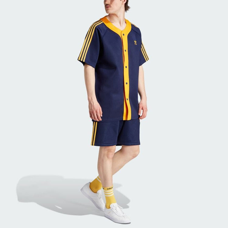 ADICOLOR Повседневные шорты мужские темно-синие Adidas Originals, темно-синий — фото 4