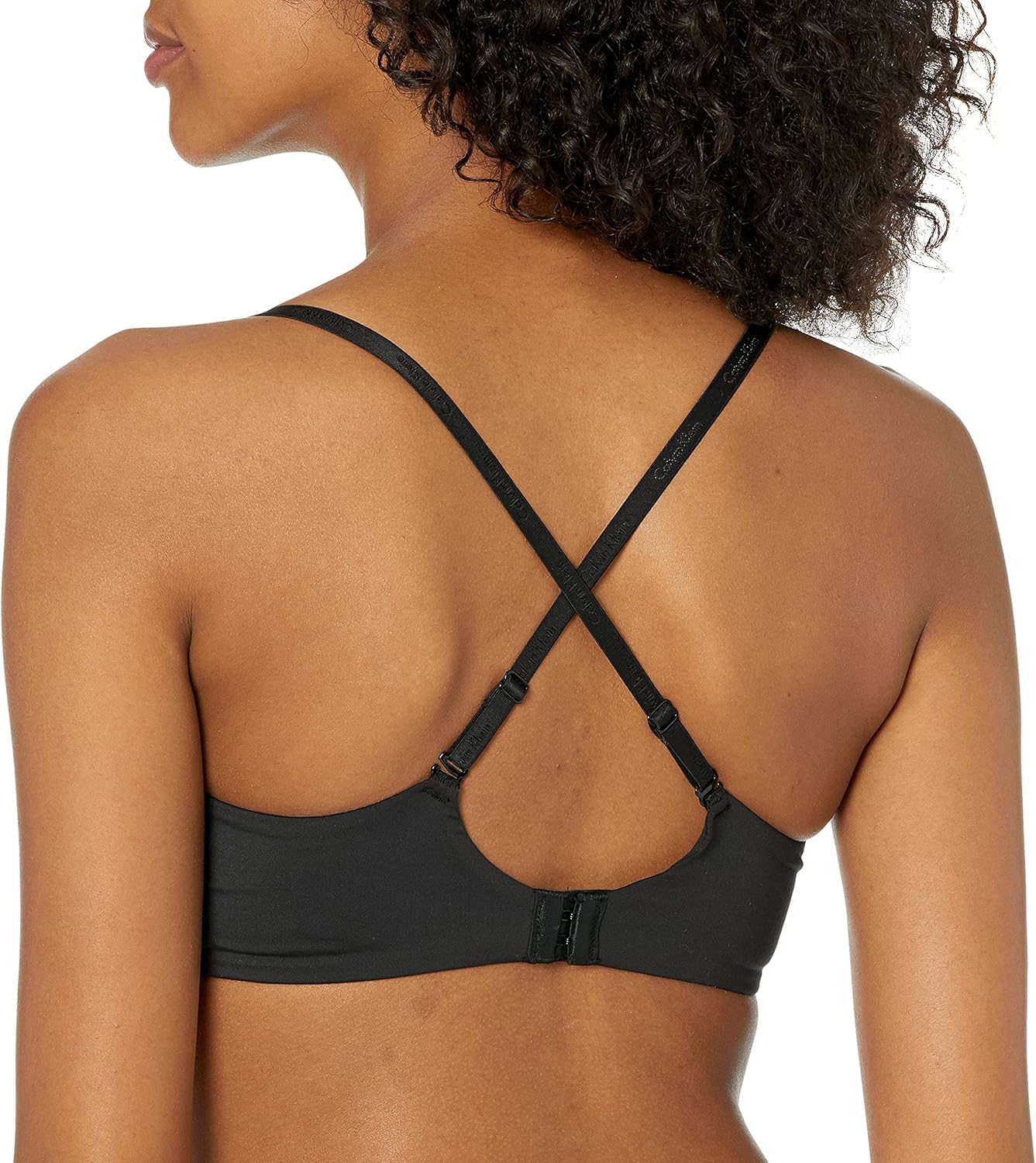 Женский бюстгальтер Calvin Klein Constant Push Up Plunge, черный — фото 3