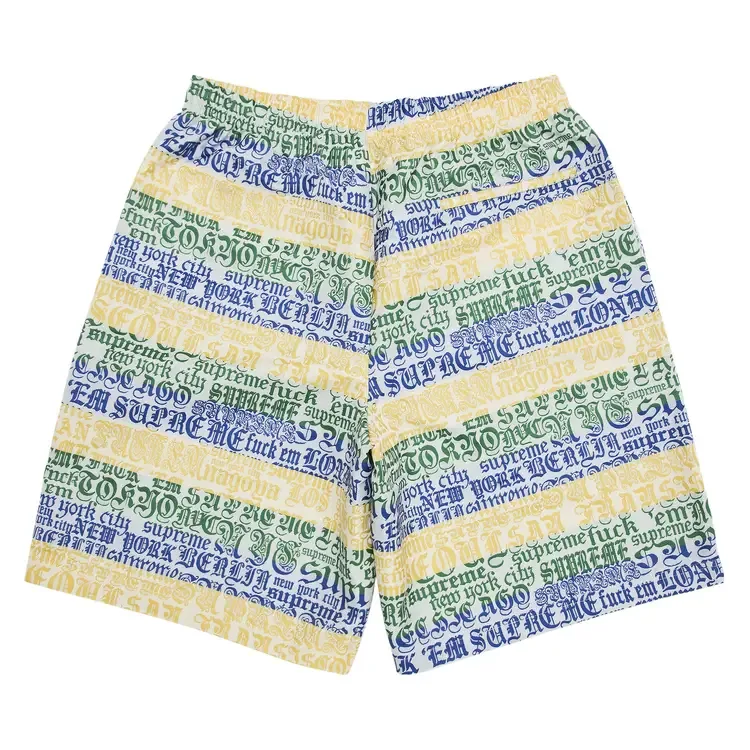 Supreme Cities Jacquard Short 'Multicolor' — фото 2