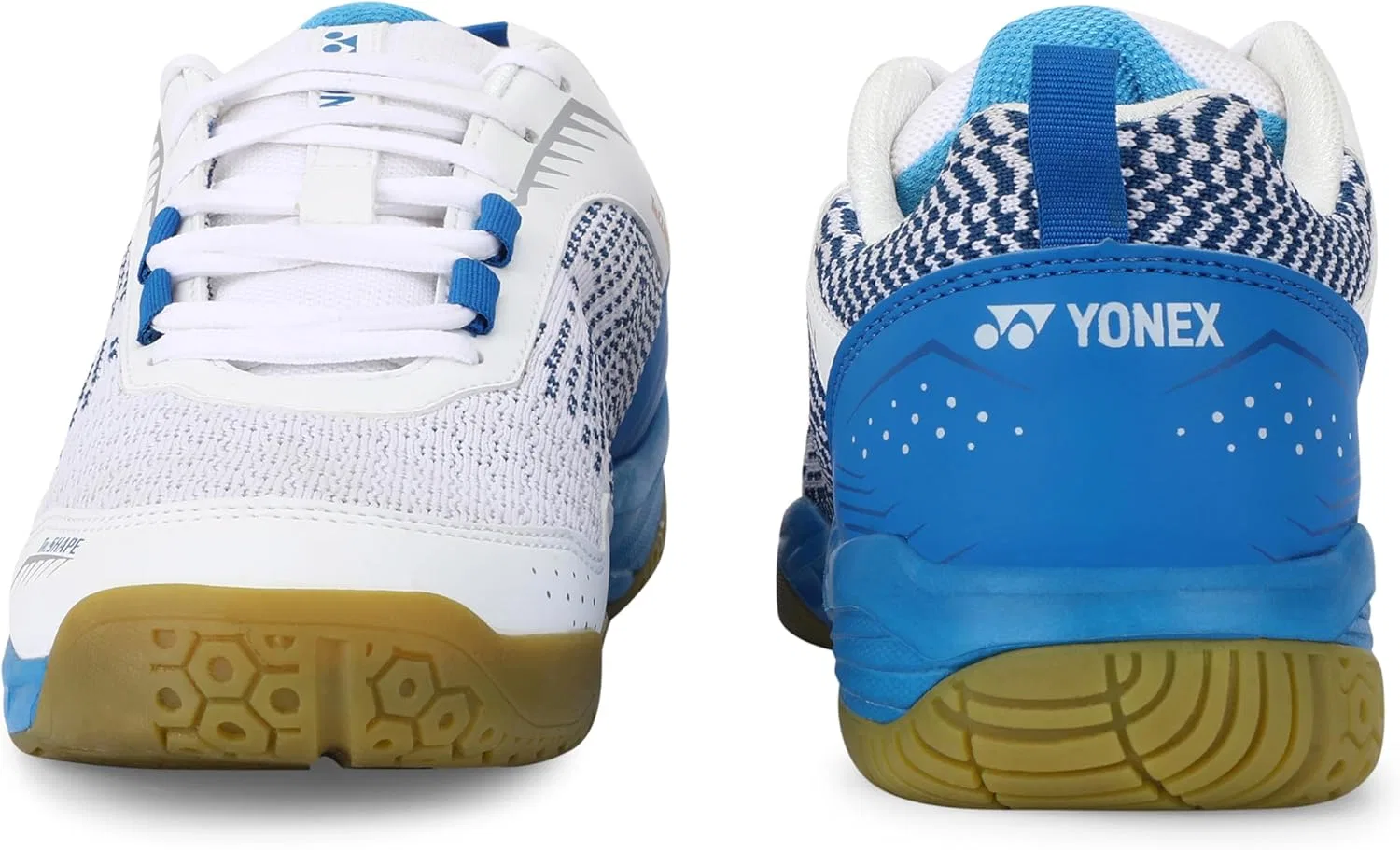 Кроссовки для бадминтона YONEX, цвет White Blue Ceramic Blue — фото 2