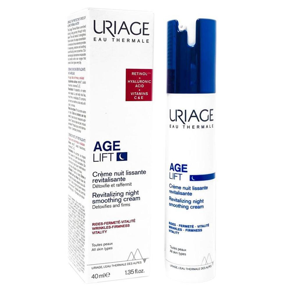 

Крем ночной разглаживающий Uriage Age Lift Revitaliza, 40 мл