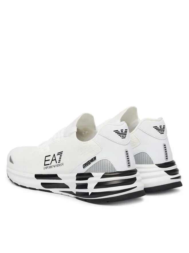 EA7 Emporio Armani Кроссовки 7X000652 AF18639 MZ021 белые — фото 3