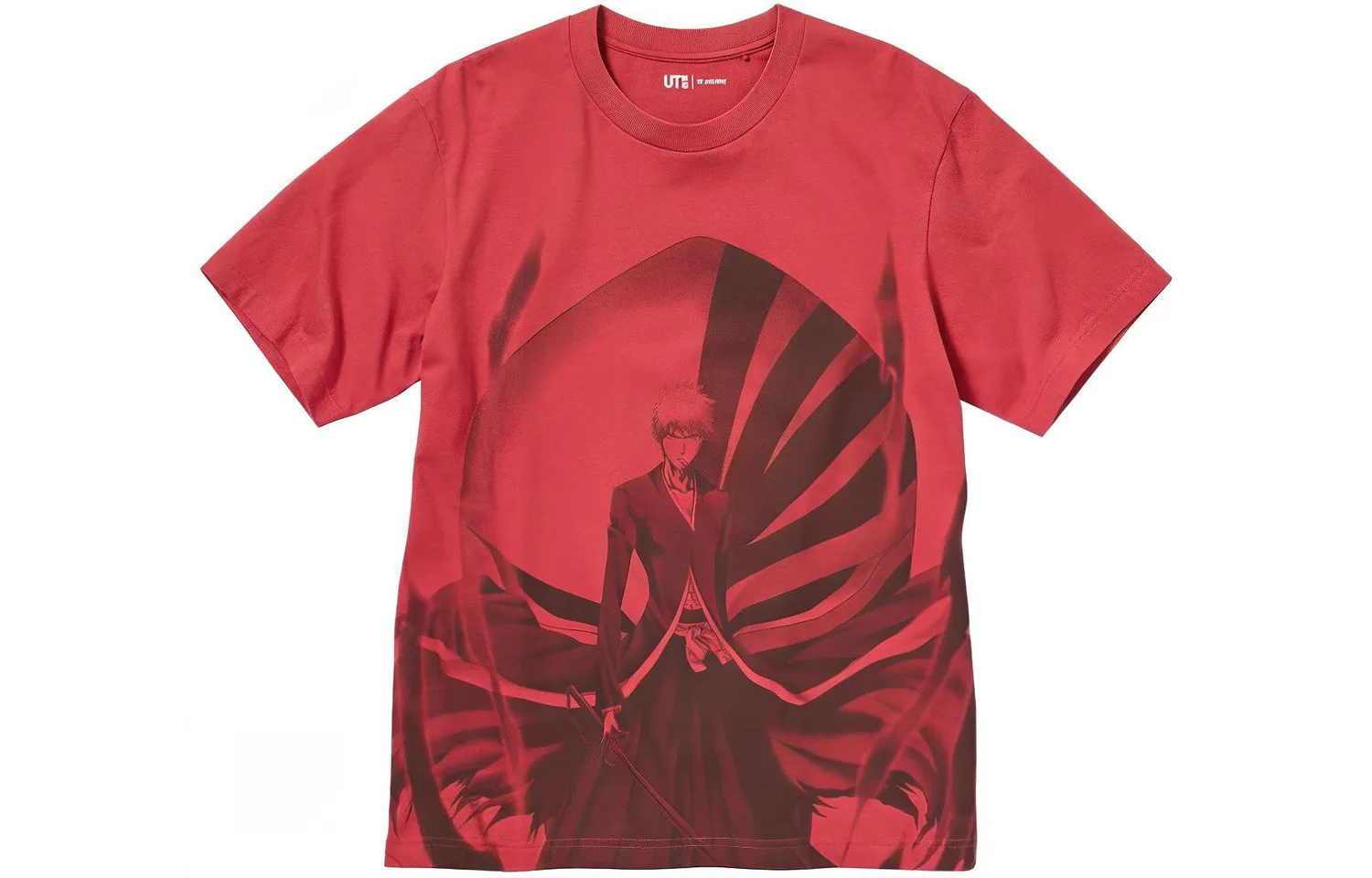 UNIQLO Футболка BLEACH SS23 Unisex Agate Red