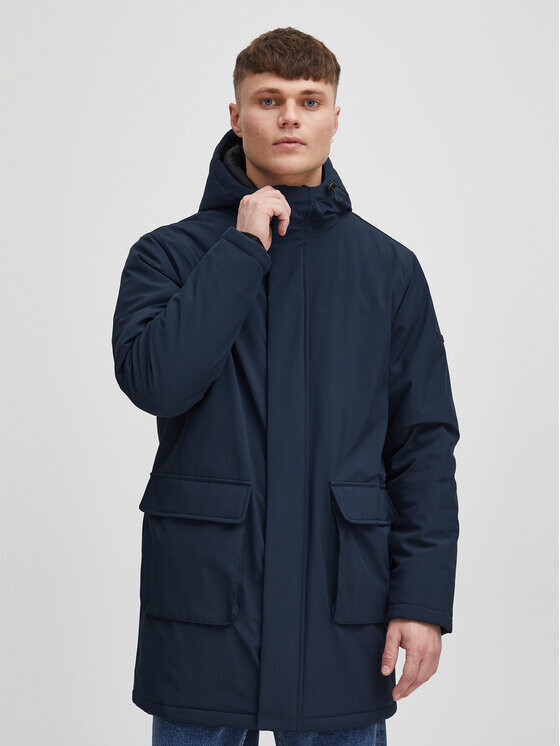 

Зимняя куртка стандартного кроя Solid, синий