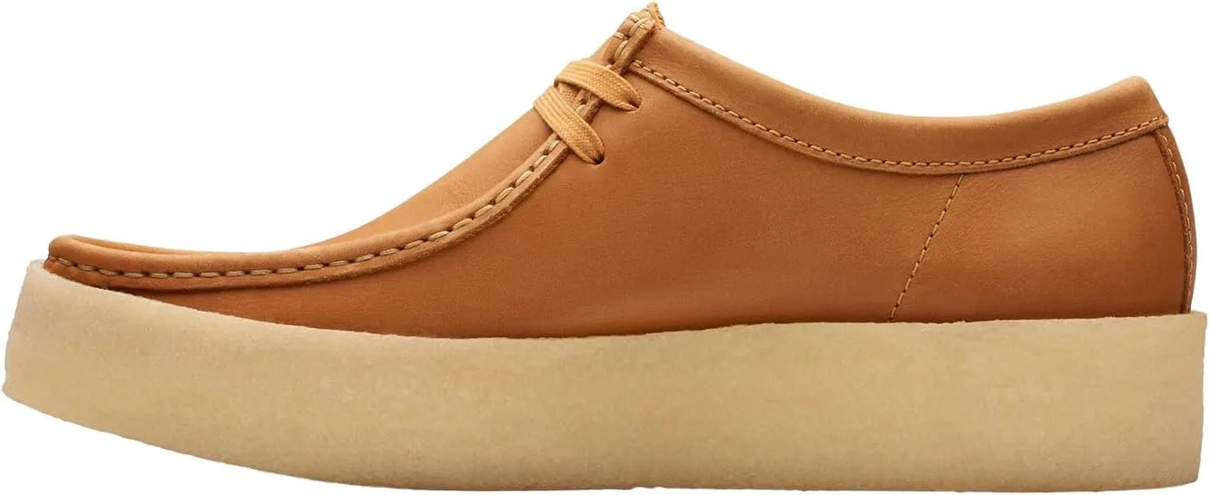 Мужские ботинки Clarks Originals Wallabee с перфорацией и шнуровкой, коричневые