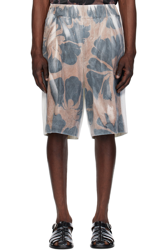 

Шорты с принтом Dries Van Noten, цвет dessin
