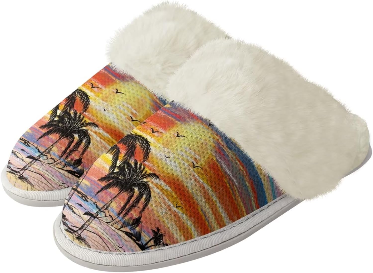 

Домашние тапочки Forchrinse в стиле мультяшного Санта-Клауса для мужчин и женщин, мягкие и комфортные, рождественские, легкие, пушистые, с эффектом памяти, удобные для дома, оранжевый