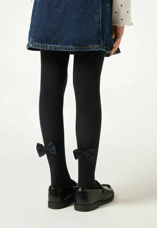 Колготки с бантом Ribbed, Calzedonia, синий