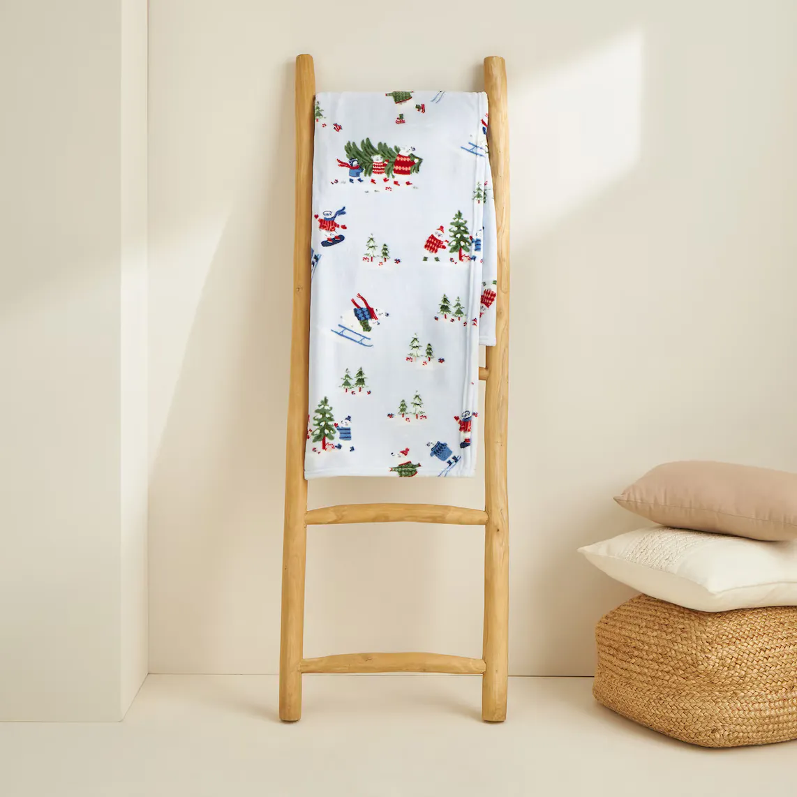 

Декоративное одеяло Bears Basics El Corte Inglés, небесно-голубой