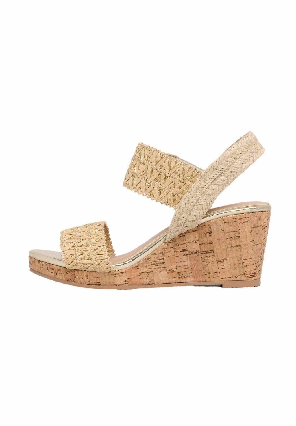 Босоножки на платформе Wedge sandals Lipsy, бежевый