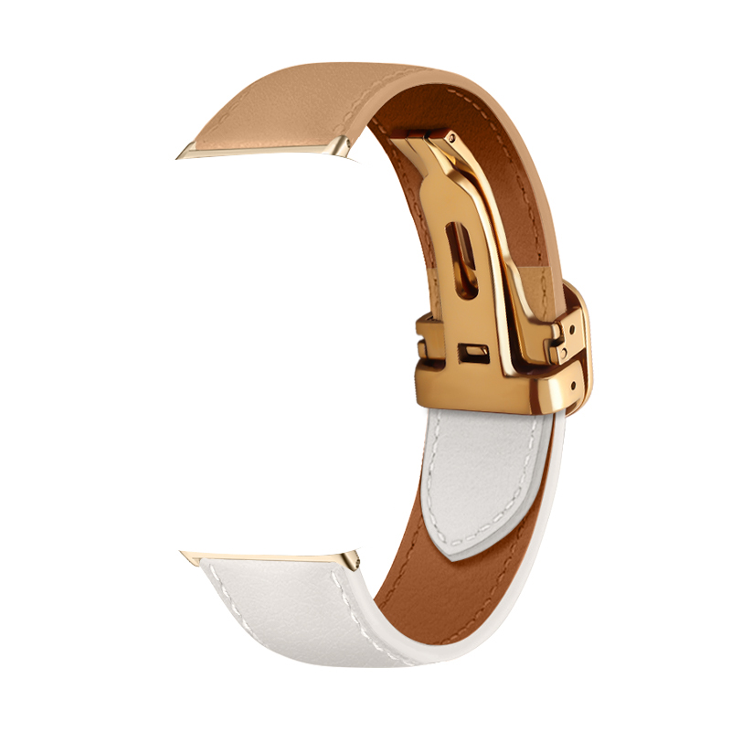 

CHENSONG Часы Strap OPPO Compatibility Leather, Milk Tea & Ecru
