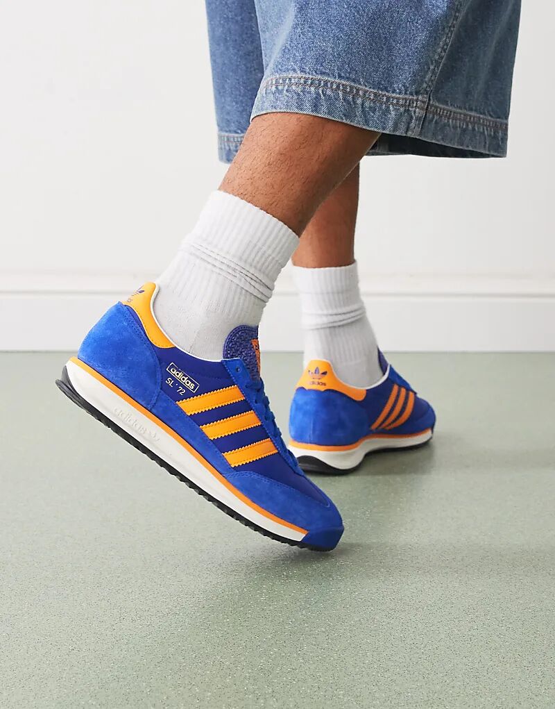 

Кроссовки adidas Originals Sl 72 RS темно-синего и оранжевого цветов