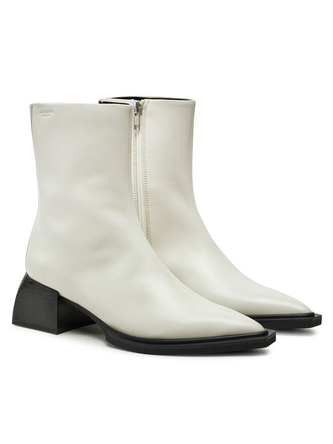 Ботильоны на блочном каблуке Vagabond Shoemakers, экрю — фото 2