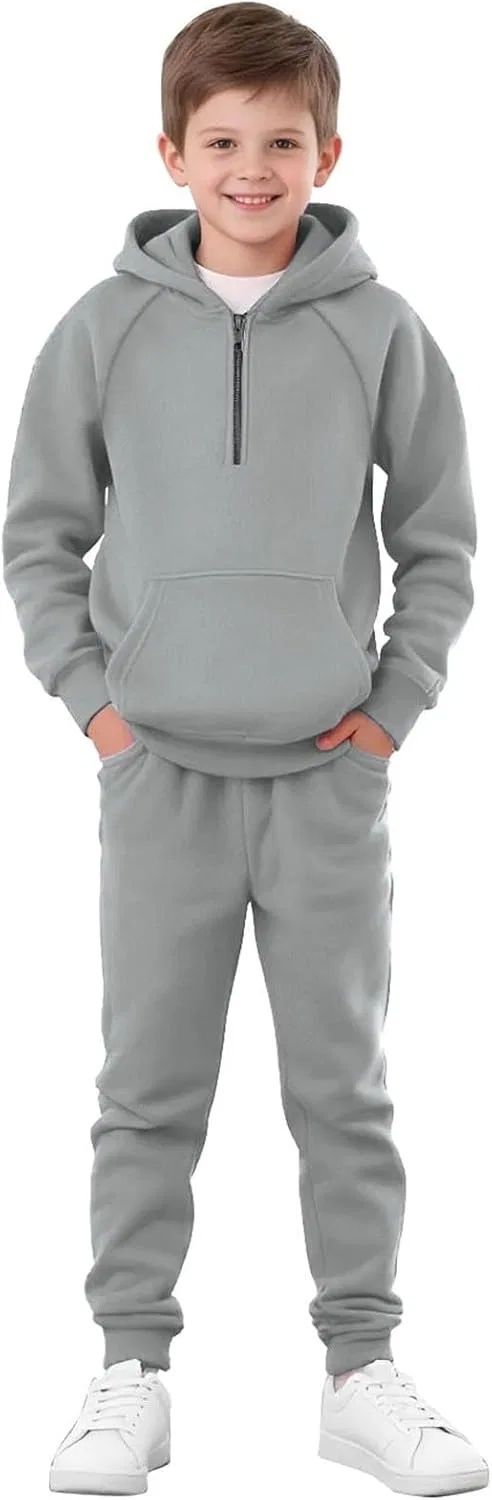Детский спортивный костюм флисовый Generic, 2 предмета, Light Ashy
