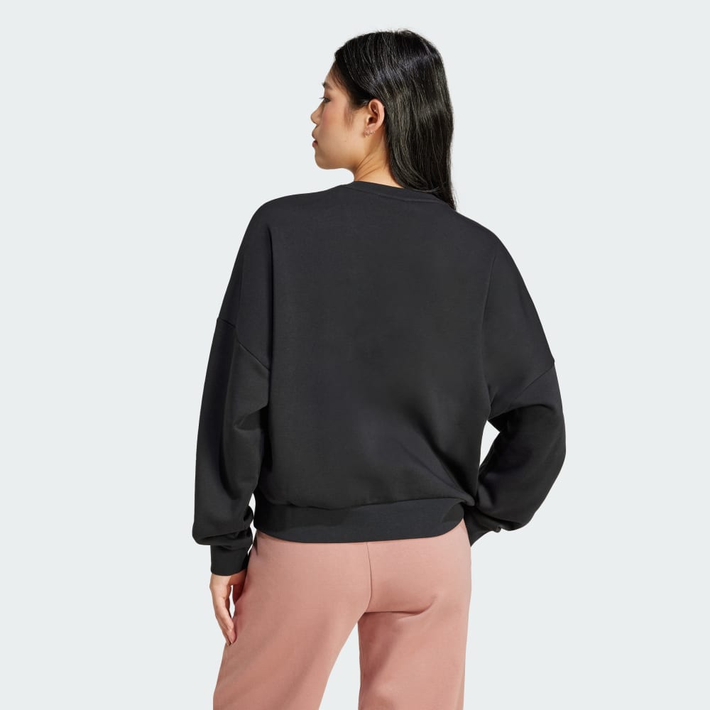 Свитшот Adidas Originals Essentials Small Logo Feelcozy, черный/белый — фото 3