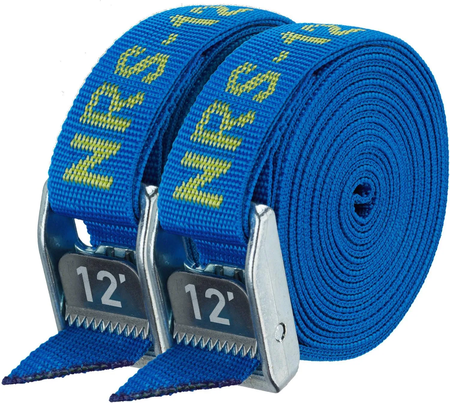 

Две прочные стропы 12 футов на 1 дюйм NRS, Iconic Blue