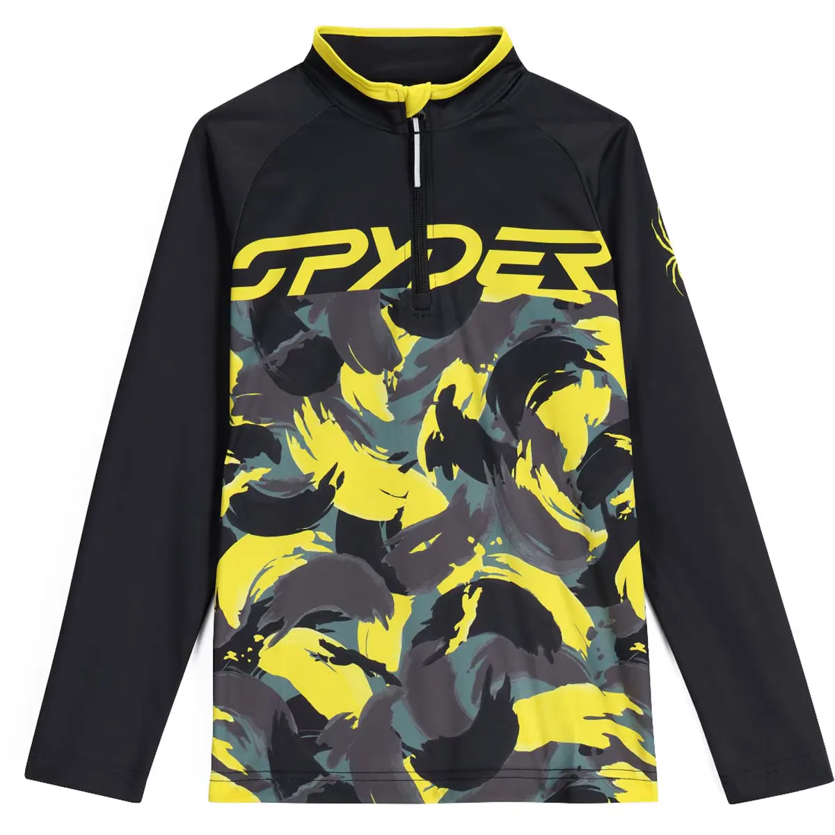 

Футболка детская Spyder Camo 1/2 Zip, желтый