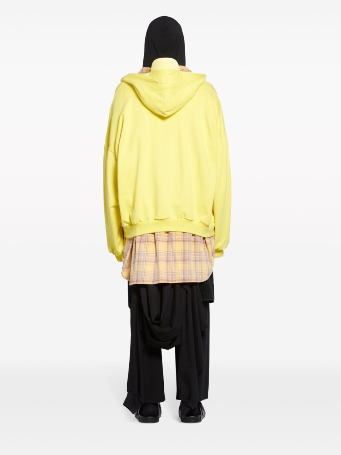 Многослойная куртка Unity Sports Icon с капюшоном Balenciaga, желтый — фото 4