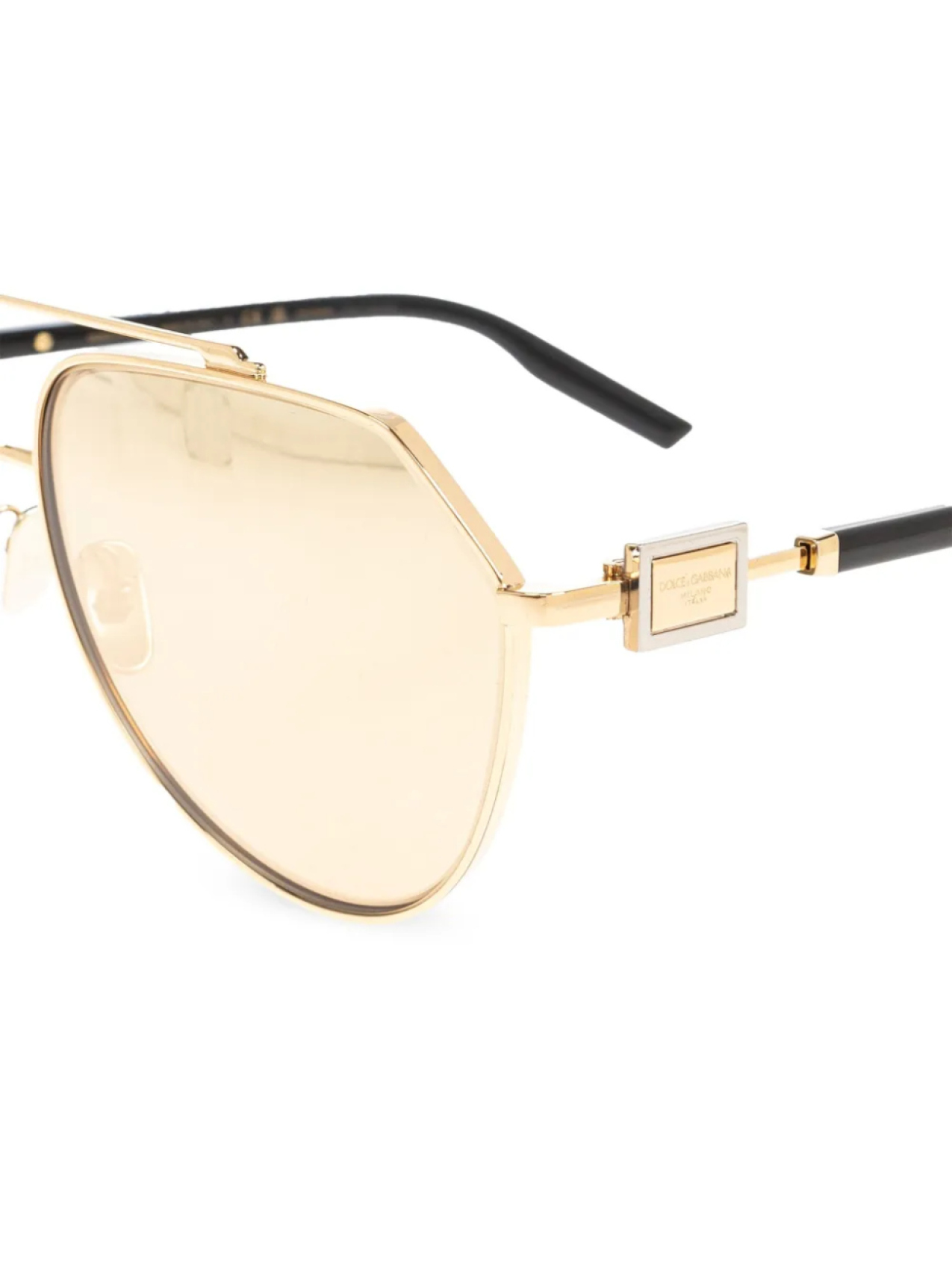 Умные солнцезащитные очки Dolce & Gabbana Eyewear, золотой — фото 2