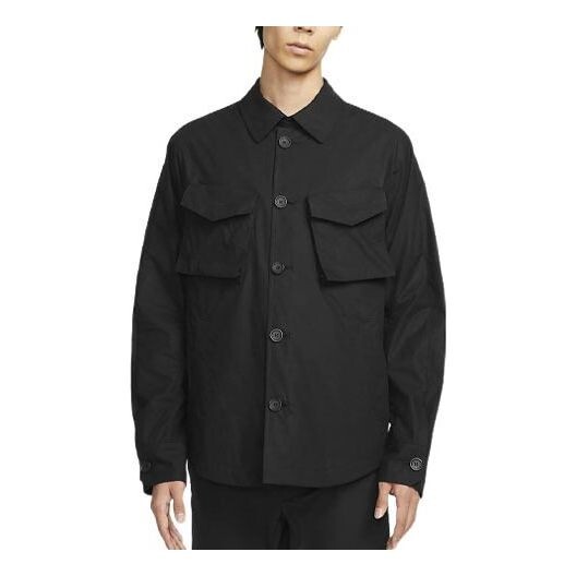 

Куртка Nike Solid Color Shirt Jacket Black, черный