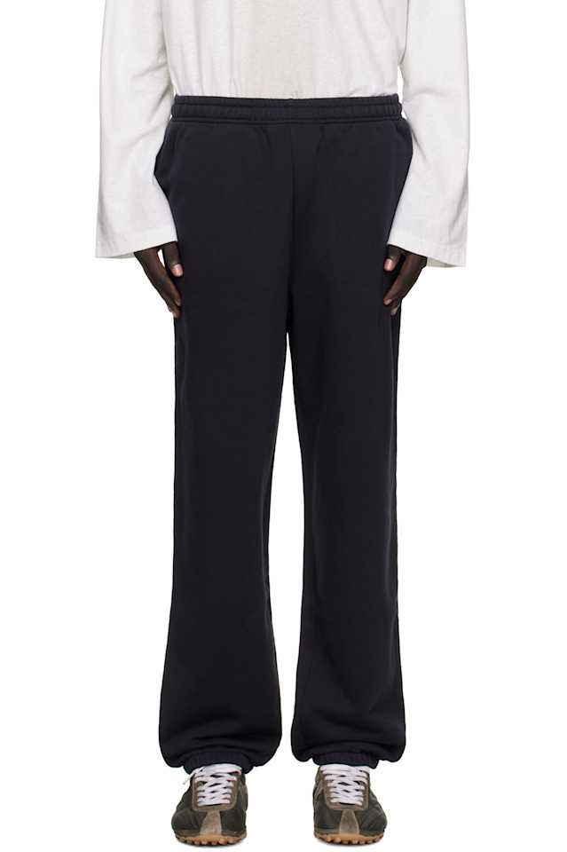 

Хлопковые спортивные штаны Acne Studios, черный