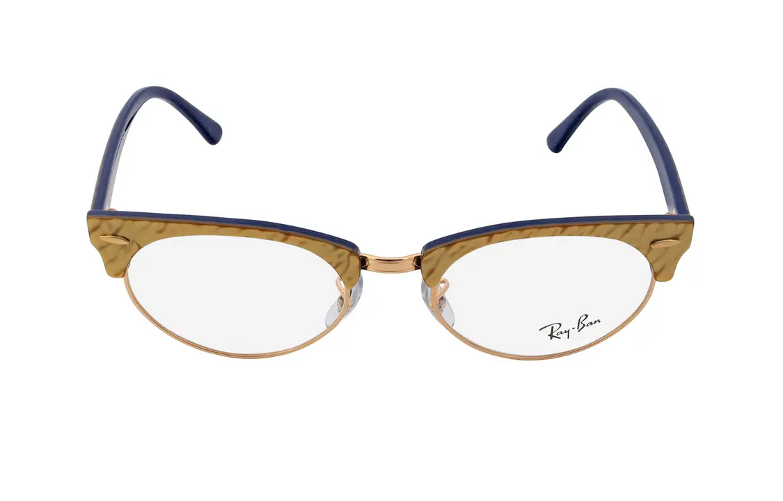 

RayBan Ацетатные очки нестандартной формы унисекс синие